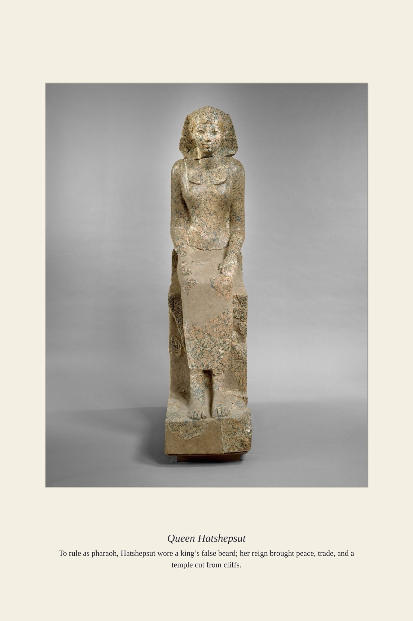 Queen Hatshepsut — antique art print