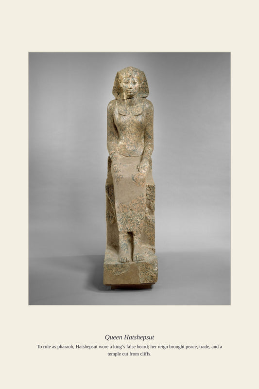 Queen Hatshepsut — antique art print