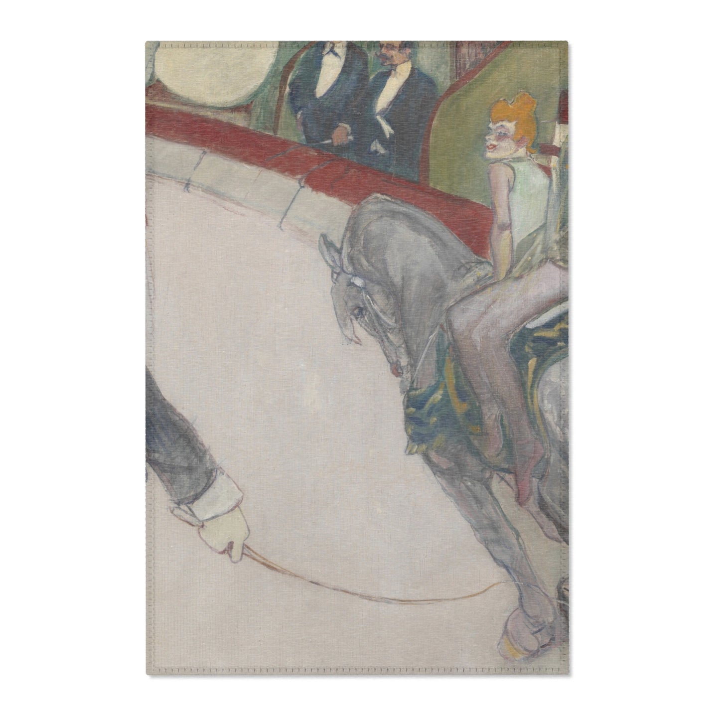 Henri de Toulouse-Lautrec - Equestrienne (At the Cirque Fernando) | Area Rug