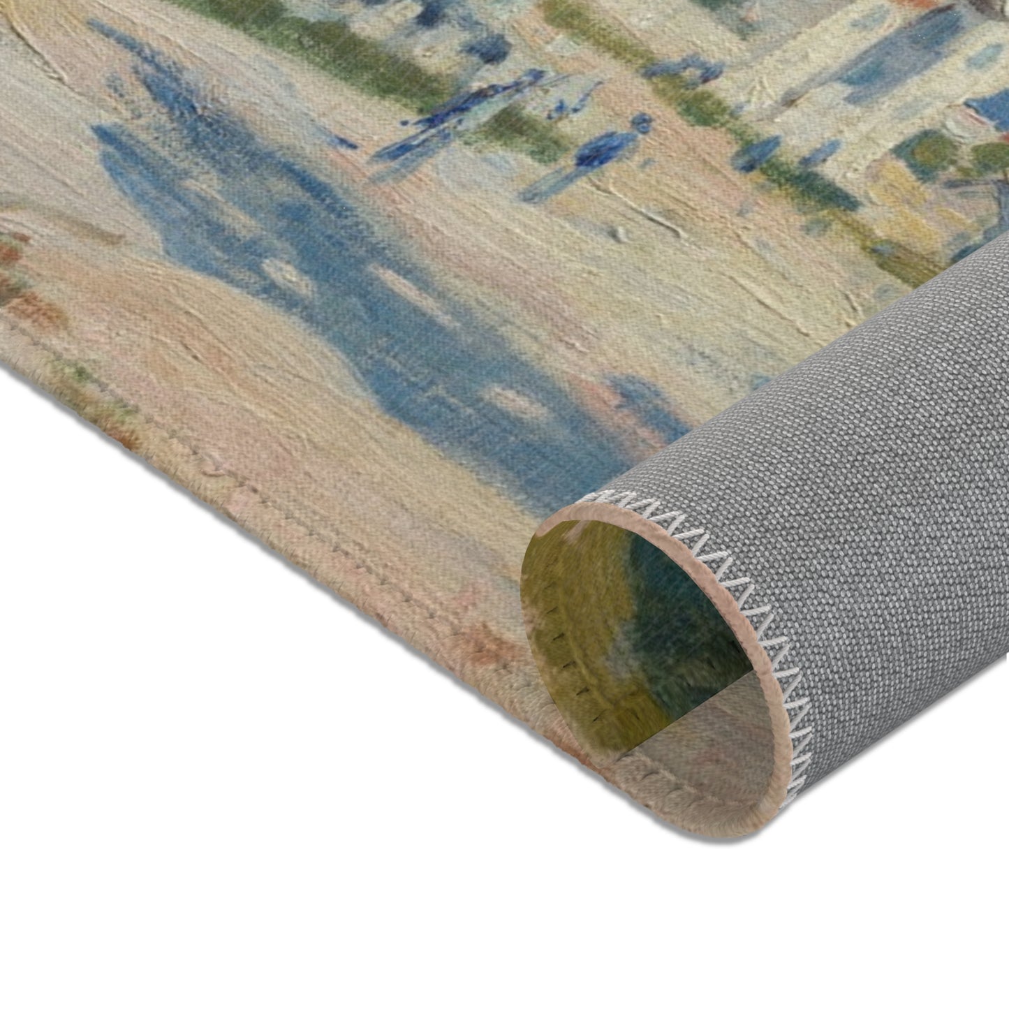 Alfred Sisley - Watering Place at Marly | Area Rug