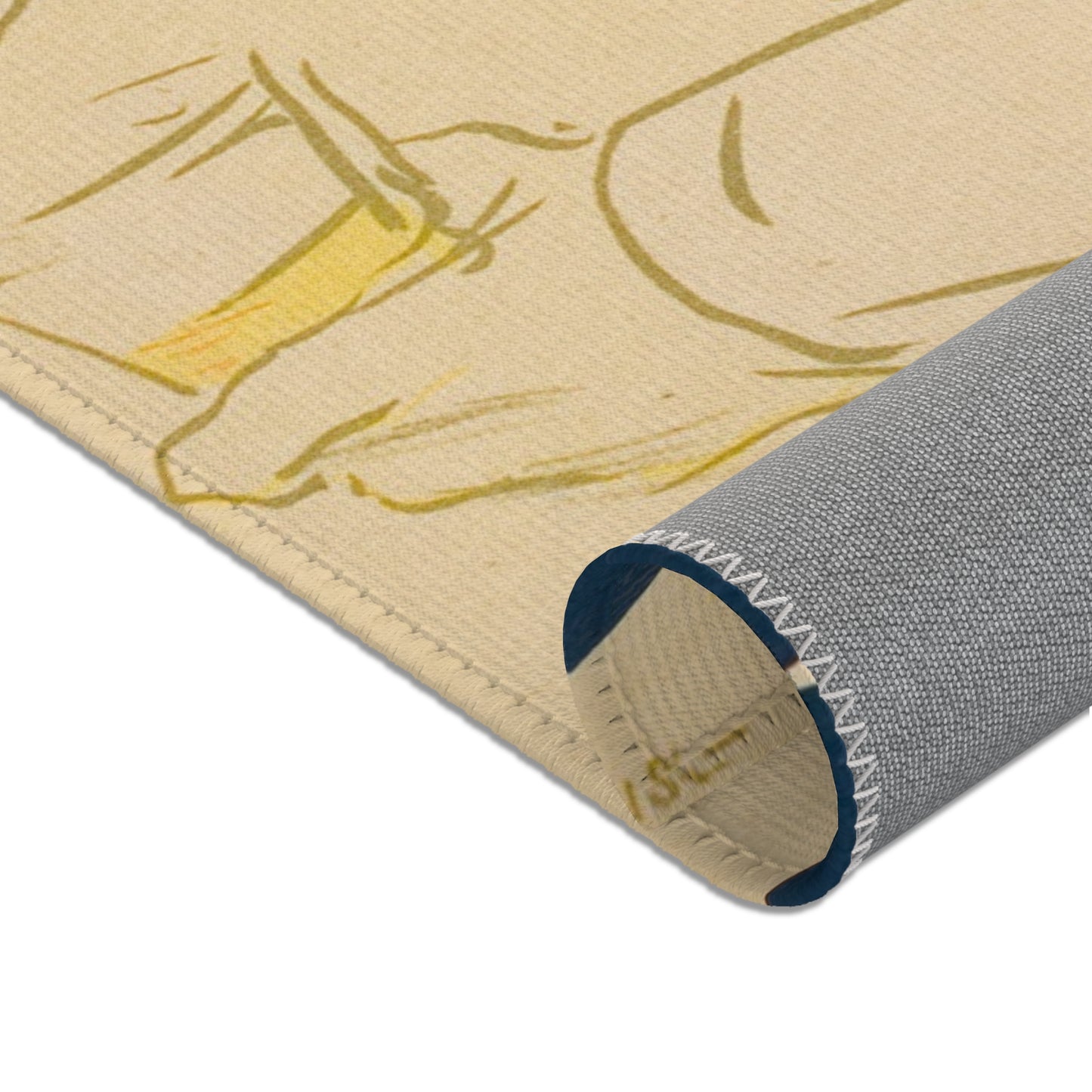 Henri de Toulouse-Lautrec - Irish and American Bar, Rue Royale—The Chap Book | Area Rug