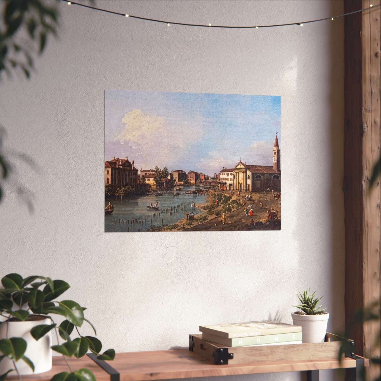 Bemberg Fondation Toulouse - Vue de Dolo - Canaletto ca 1740 - Inv 1011 | Fine Art Poster
