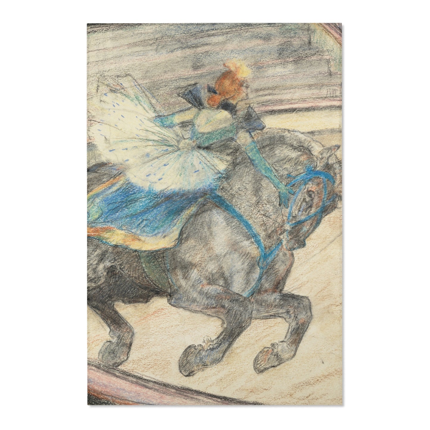 Henri de Toulouse-Lautrec - At the Circus Work in the Ring | Area Rug
