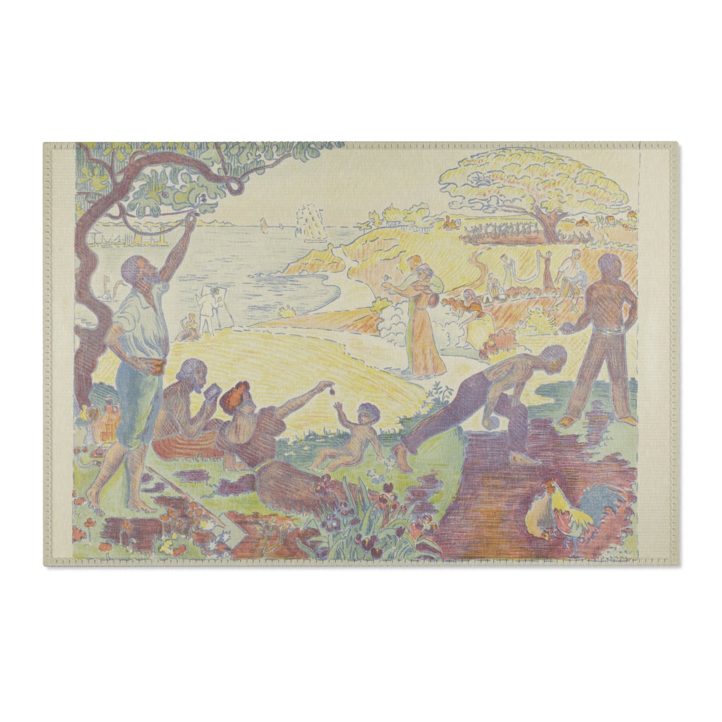 Paul Signac - In Times of Harmony | Area Rug
