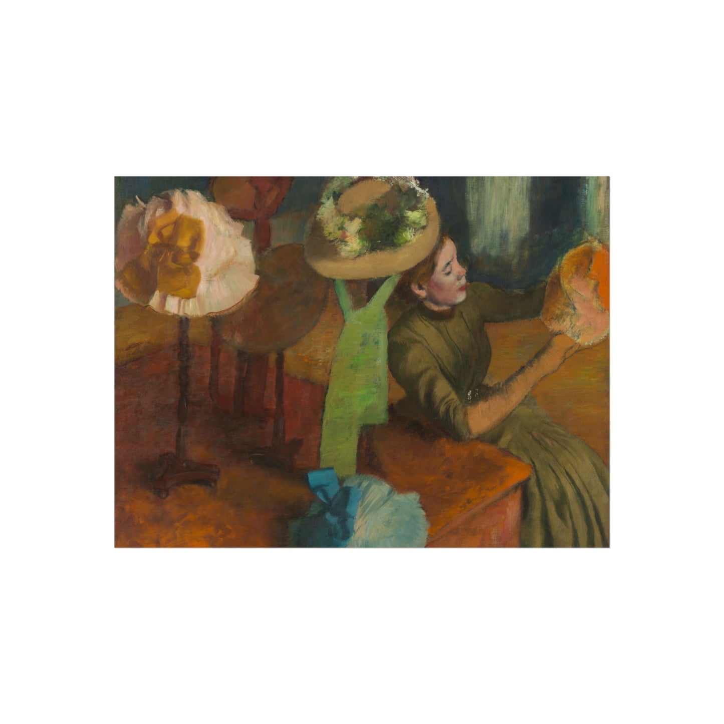 Hilaire Germain Edgar Degas - The Millinery Shop | Fine Art Poster