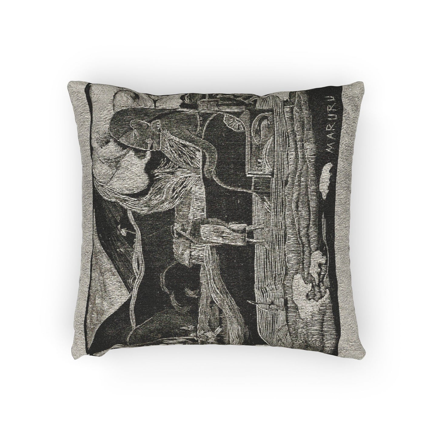 Paul Gauguin - Maruru (Offerings of Gratitude), from the Noa Noa Suite | Woven Pillow