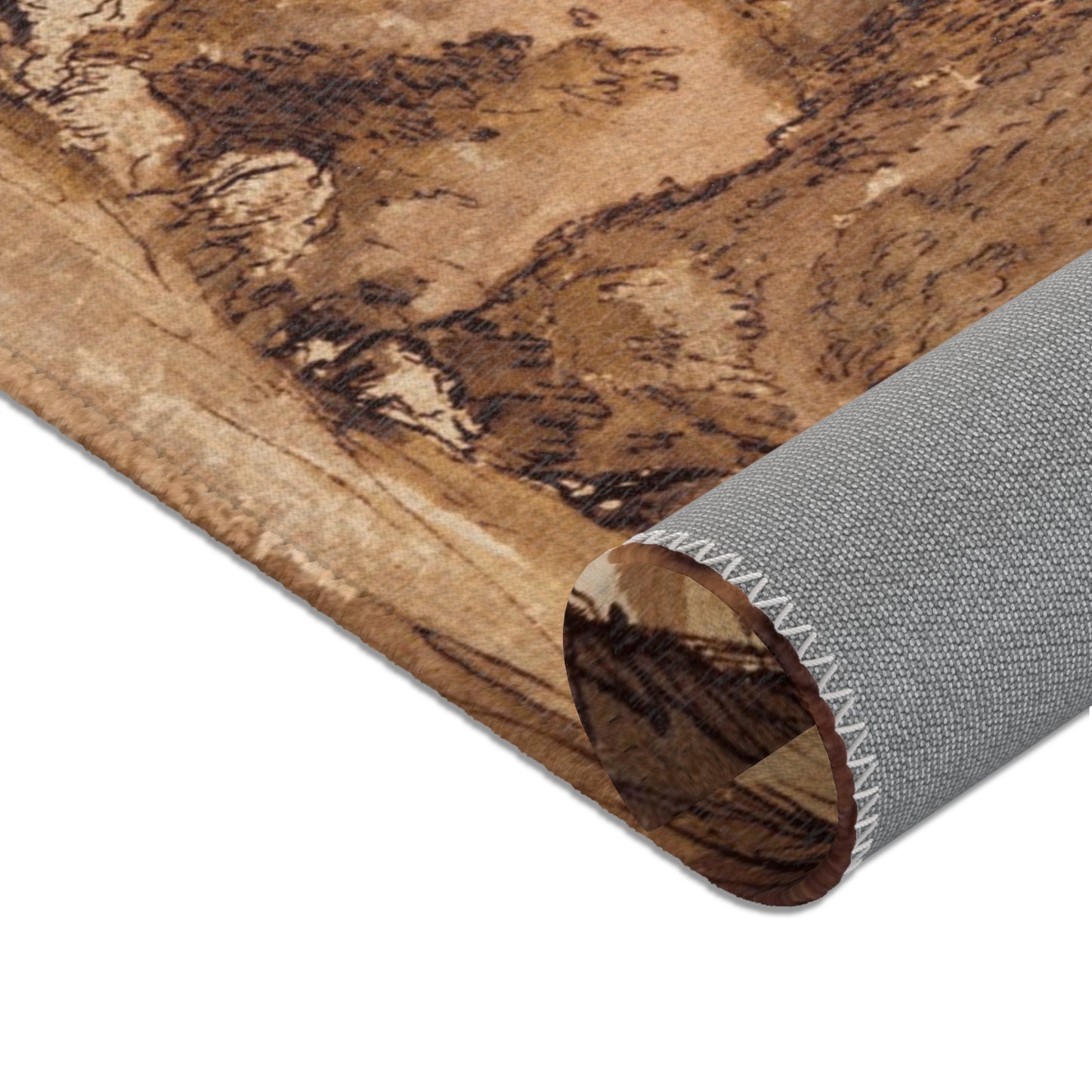 Claude Lorrain - A Rocky Hillside | Area Rug