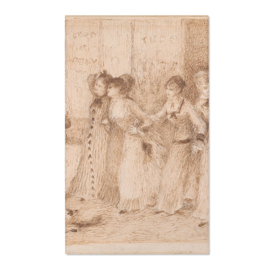 Workers' Daughters on the Outer Boulevard — Renoir Area Rug