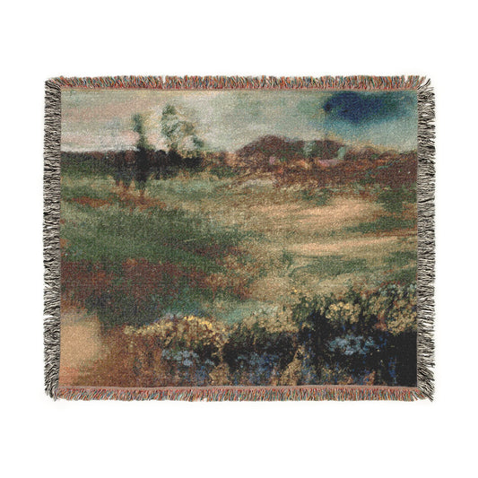 Landscape with Smokestacks — Degas Tapestry Blanket