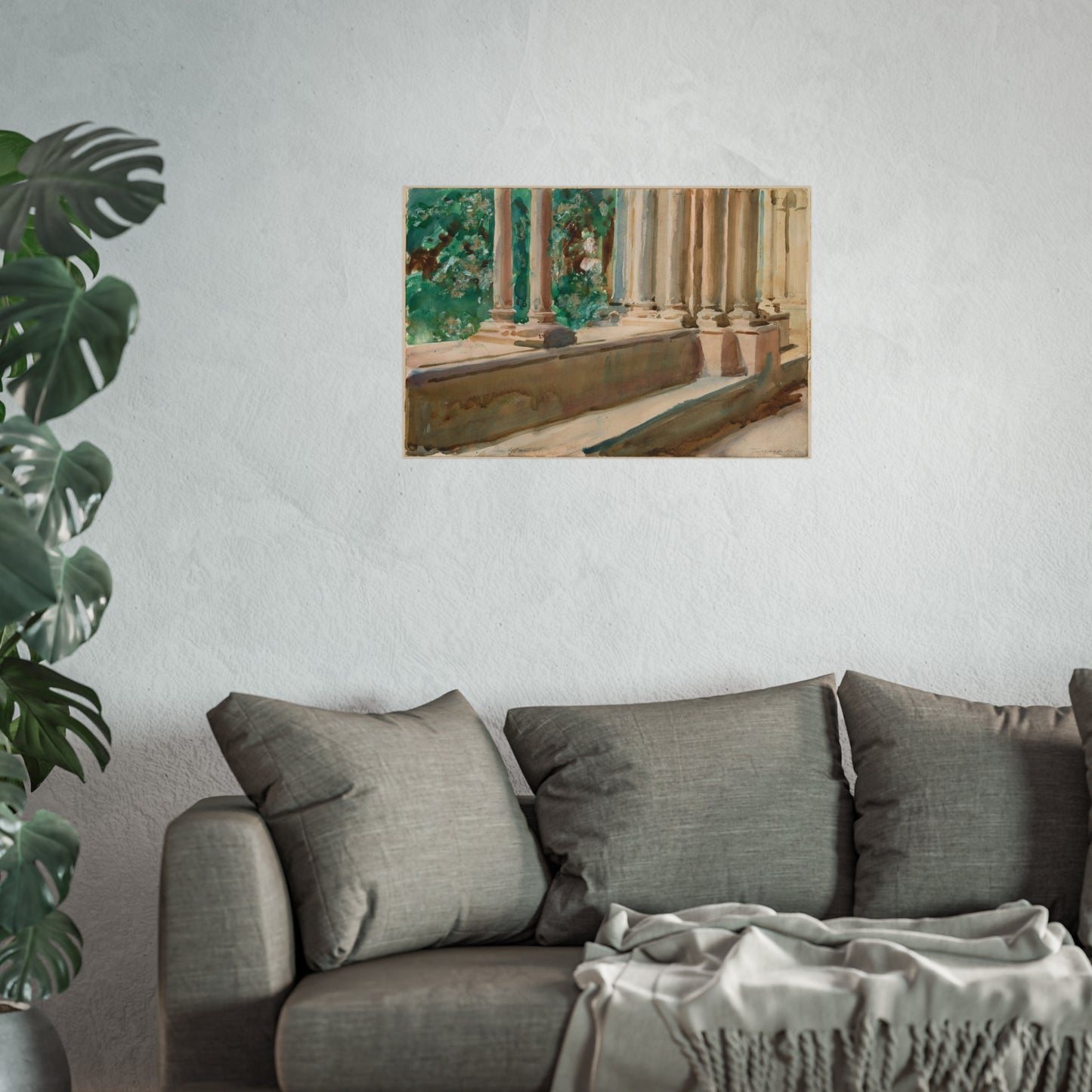 John Singer Sargent - Tarragona Terrace and Garden | Fine Art Poster