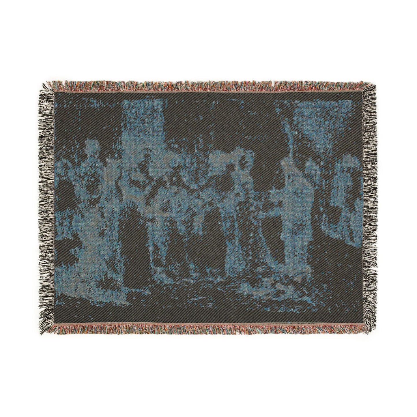 Pierre-Auguste Renoir - Workers' Daughters on the Outer Boulevard (Illustration for Émile Zola's L'Assommoir ) | Woven Tapestry Blanket