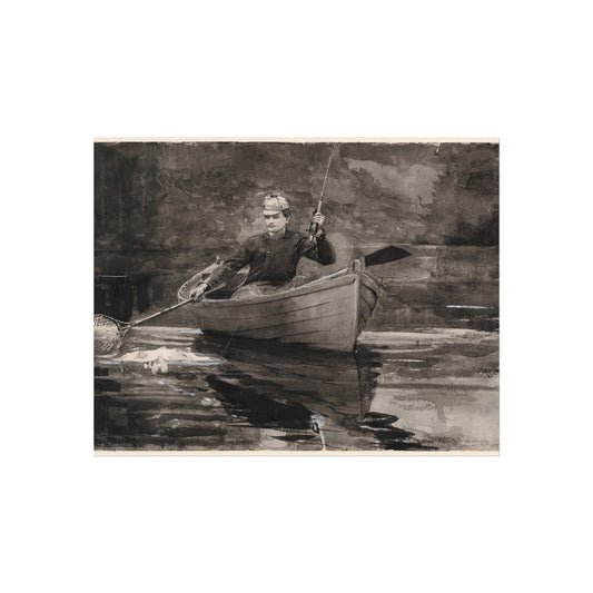 Netting the Fish — Winslow Homer Fine Art Poster