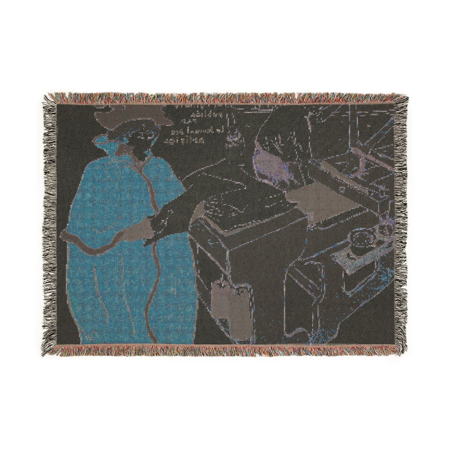Henri de Toulouse-Lautrec - Cover for the first album of L'Estampe originale | Woven Tapestry Blanket