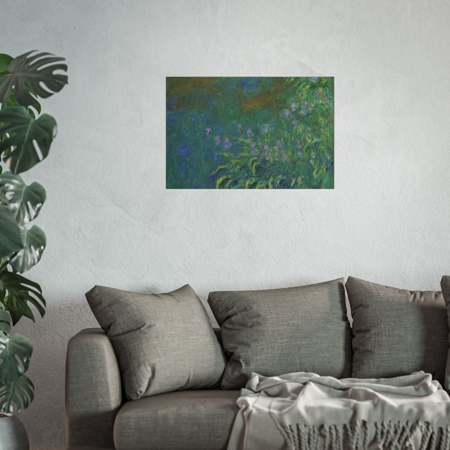 Claude Monet - Irises | Fine Art Poster