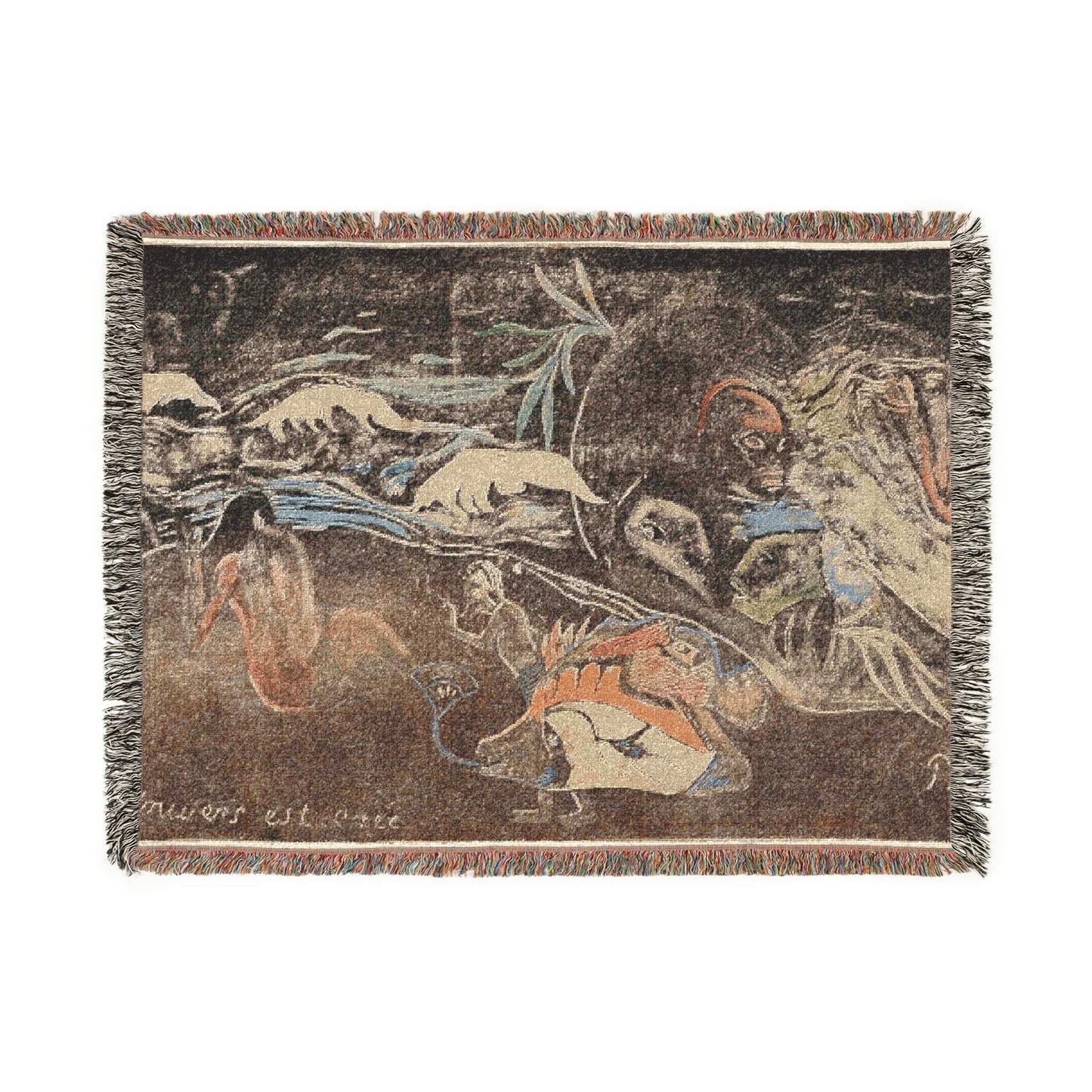 Paul Gauguin - L’univers est créé (The Universe Is Being Created), from the Noa Noa Suite | Woven Tapestry Blanket