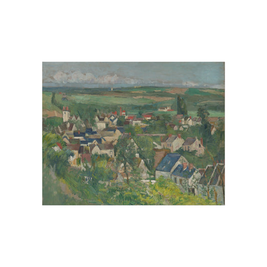Auvers, Panoramic View — Paul Cézanne Fine Art Poster