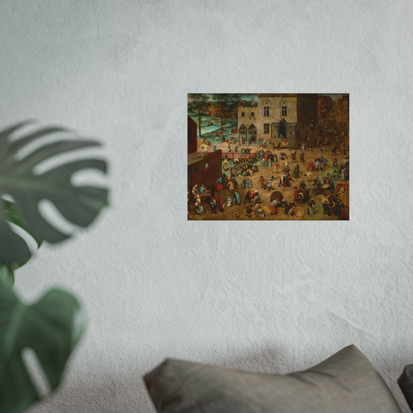 Pieter Bruegel the Elder - Children’s Games - Google Art Project | Fine Art Poster