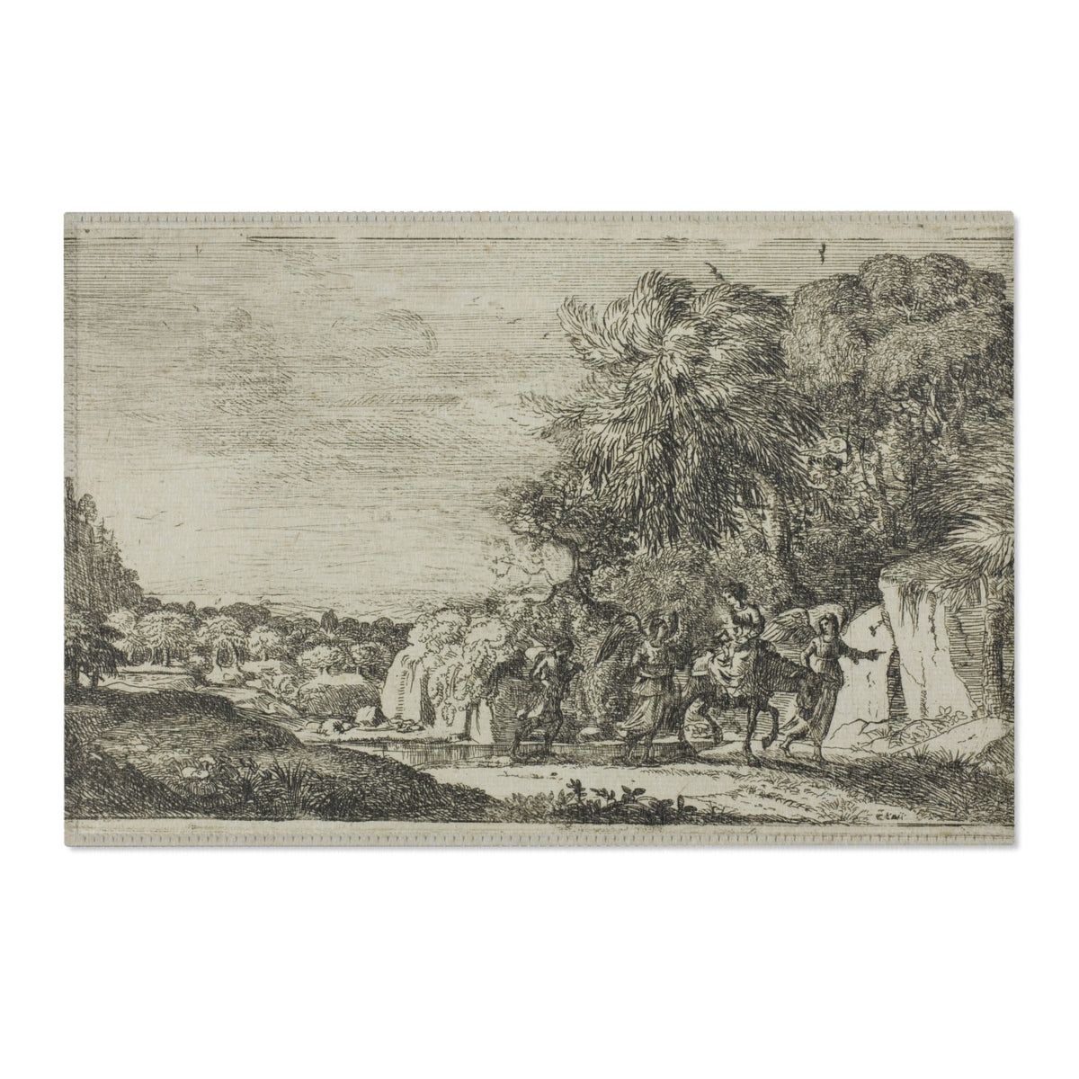 The Flight into Egypt — Lorrain Area Rug