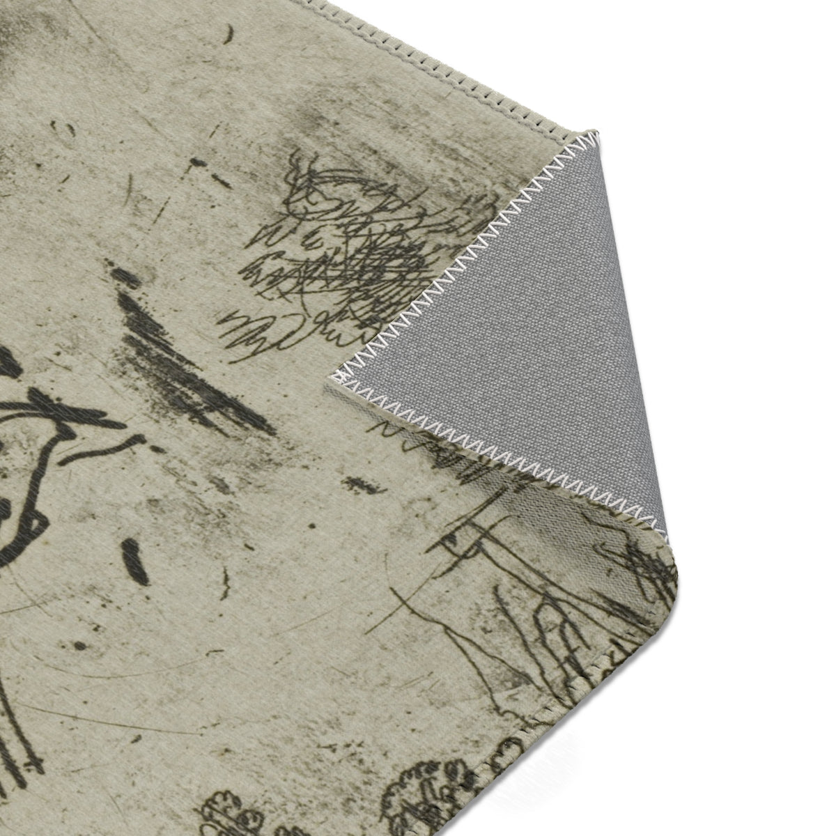 Seated Woman and Other Sketches — Lorrain Area Rug