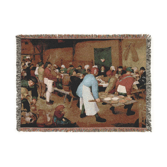 The Peasant Wedding — Bruegel Tapestry Blanket
