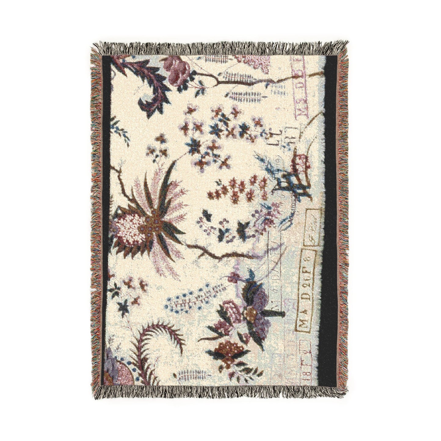 006_chef-de-piece-furnishing-fabric | Woven Tapestry Blanket