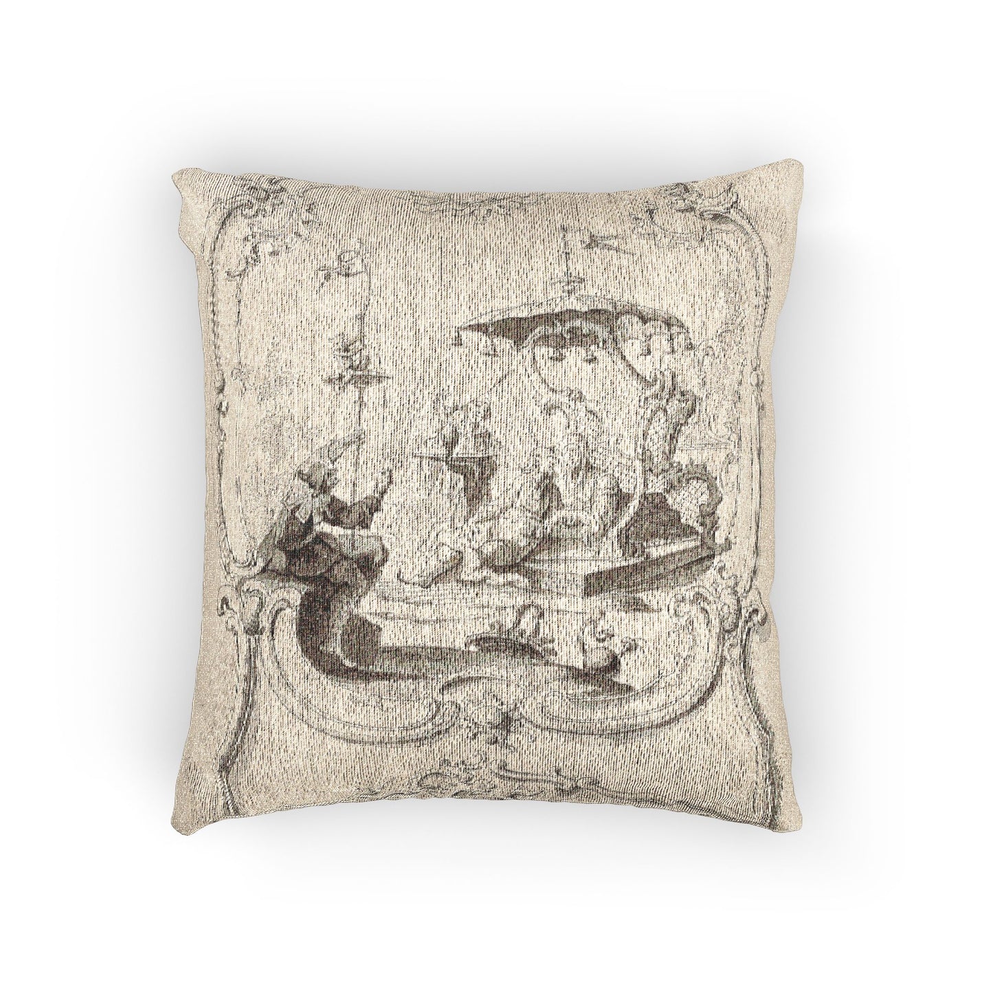 029_chinoiserie-pen-ink | Woven Pillow