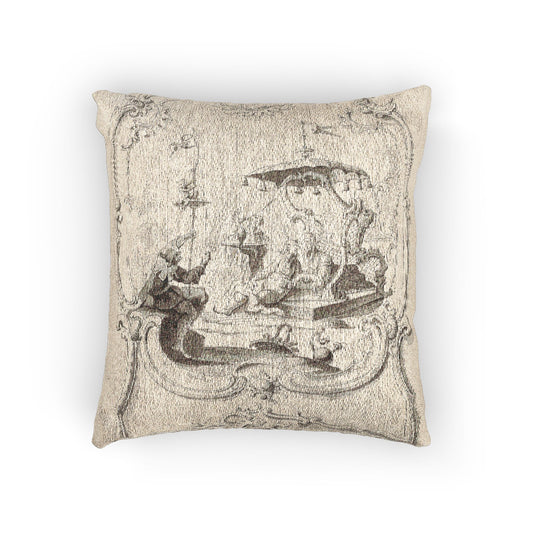 Chinoiserie in Pen and Ink II Pillow