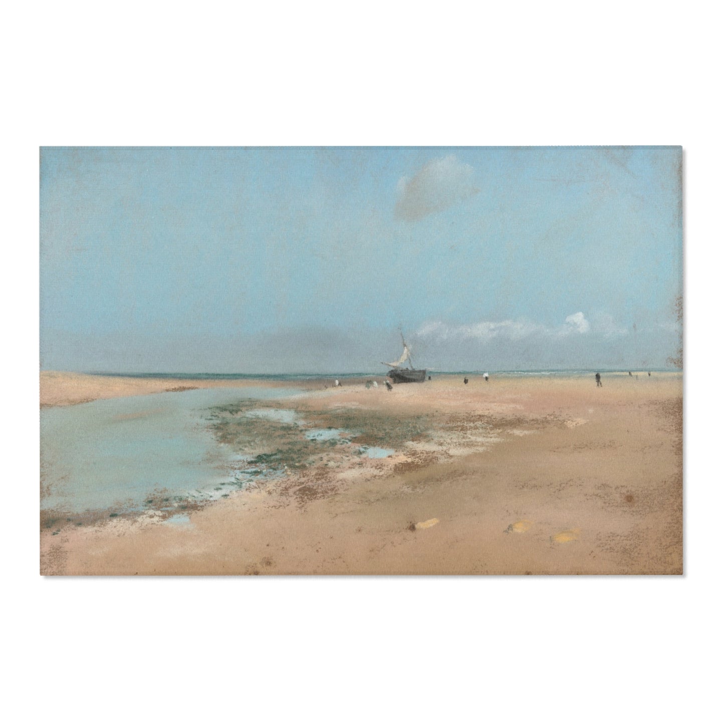 Hilaire Germain Edgar Degas - Beach at Low Tide (Mouth of the River) | Area Rug