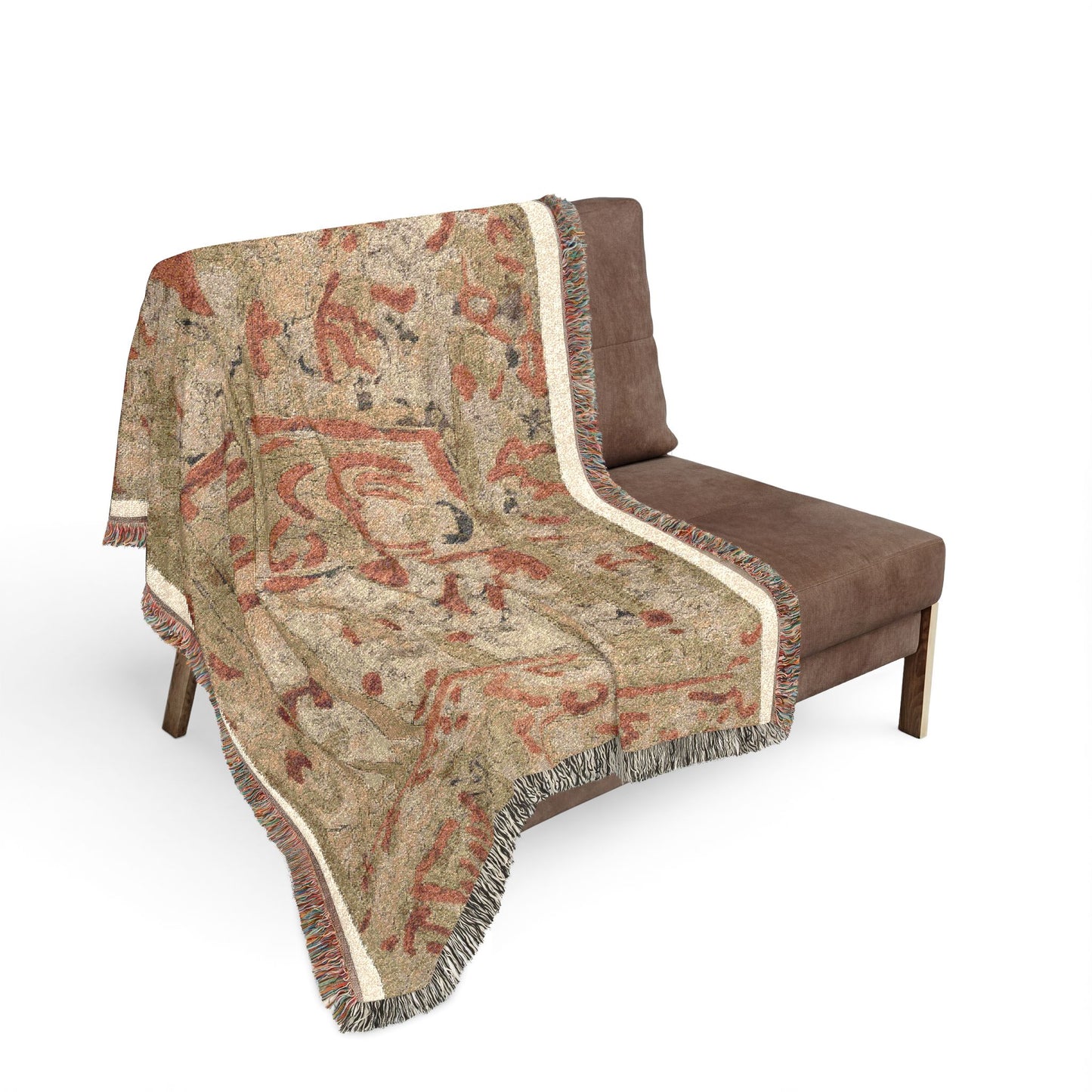 The Parinirvana of the Buddha Woven Throw Blanket