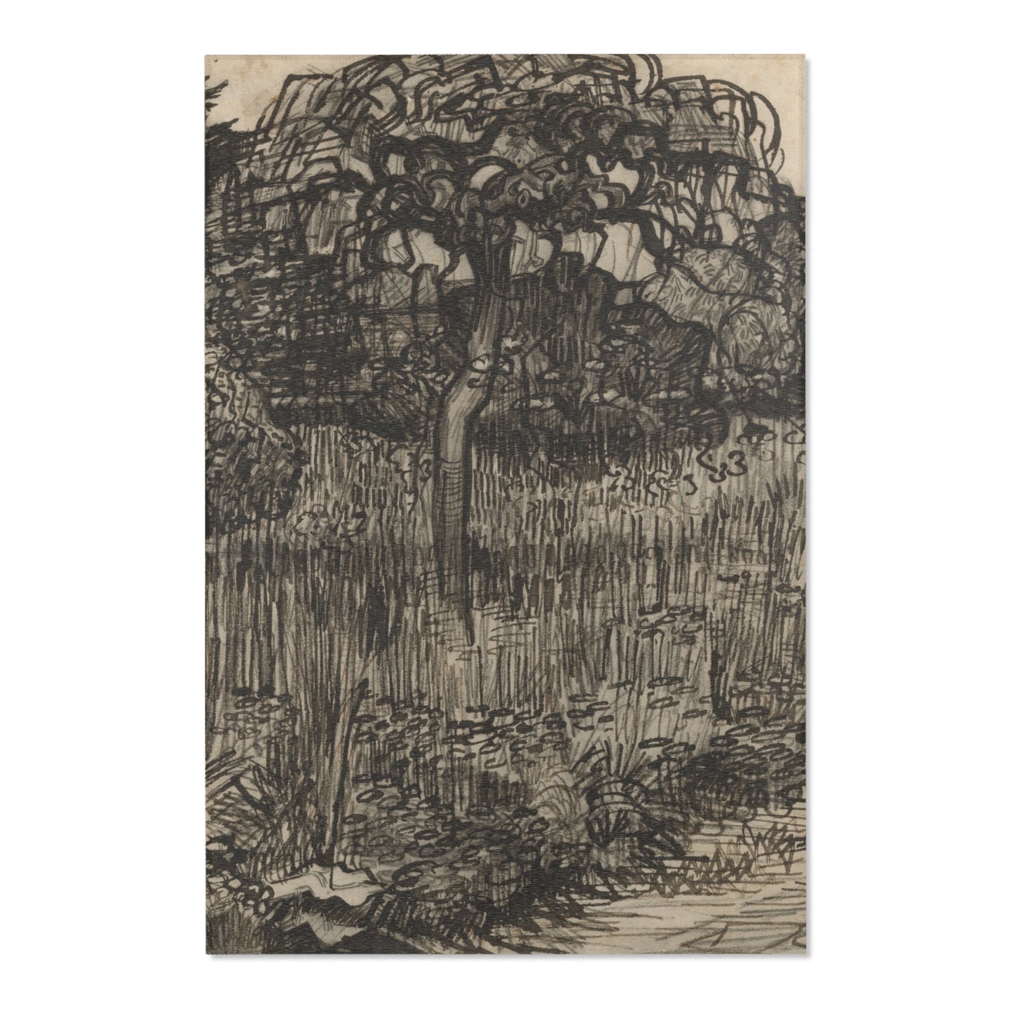 Vincent van Gogh - Weeping Tree | Area Rug