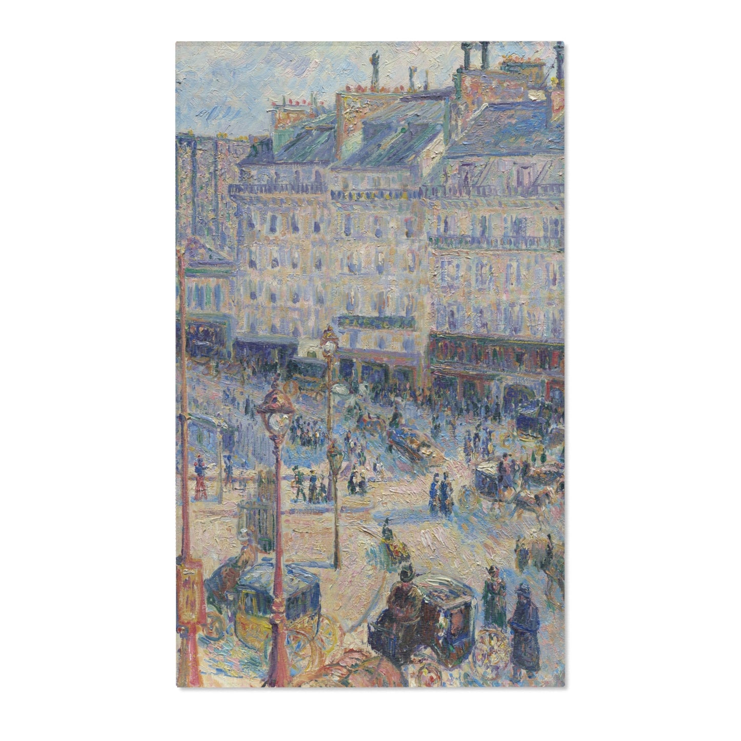 Camille Pissarro - The Place du Havre, Paris | Area Rug