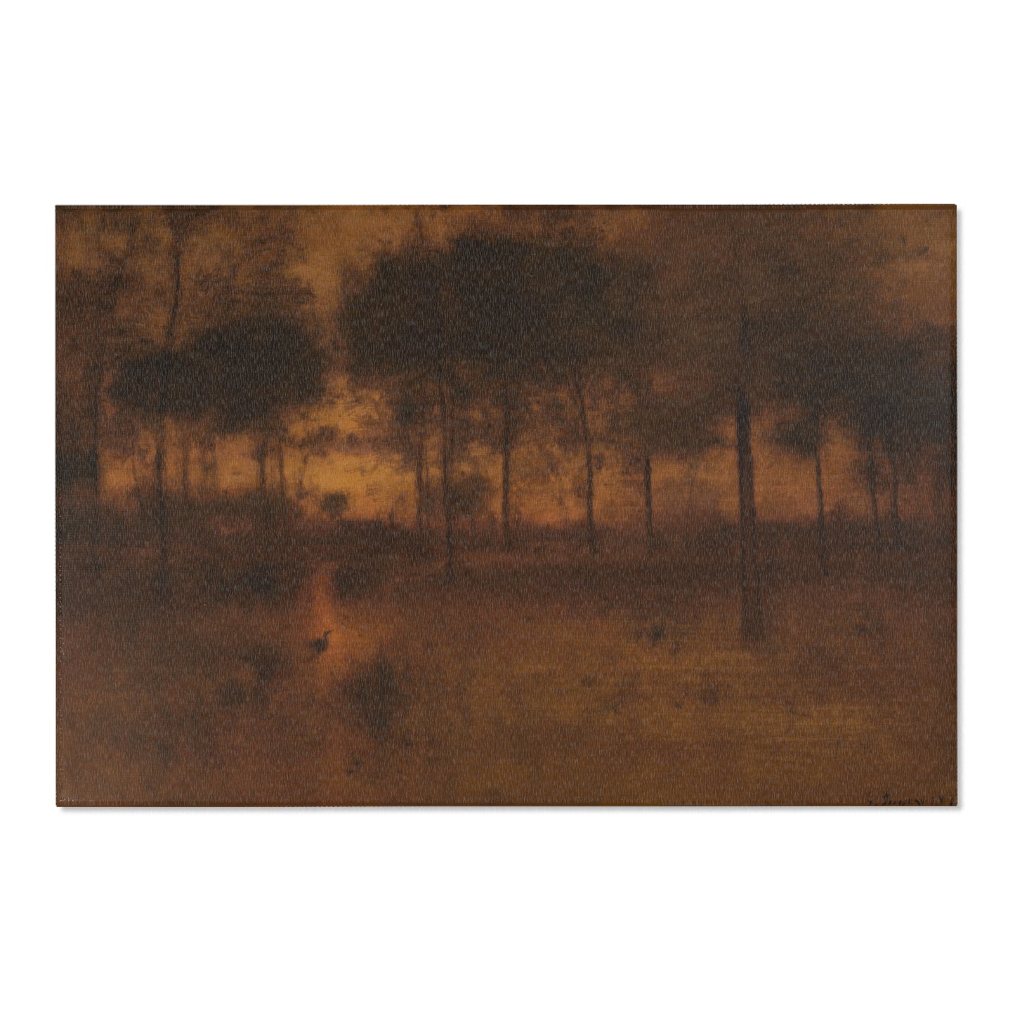 George Inness - The Home of the Heron | Area Rug
