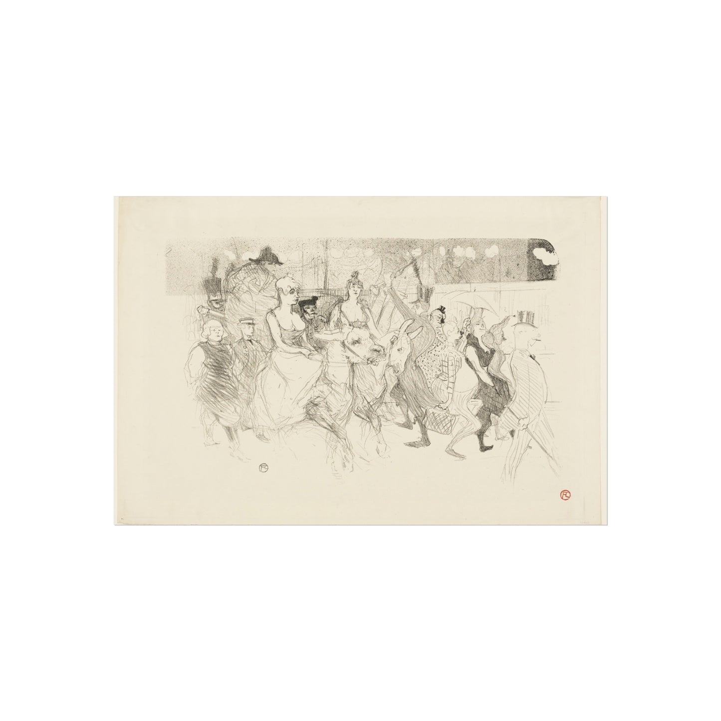 Henri de Toulouse-Lautrec - A Gala Evening at the Moulin Rouge | Fine Art Poster