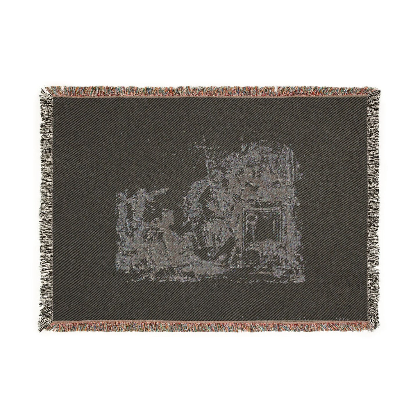 Giovanni Battista Tiepolo - Death Giving Audience, from Capricci | Woven Tapestry Blanket