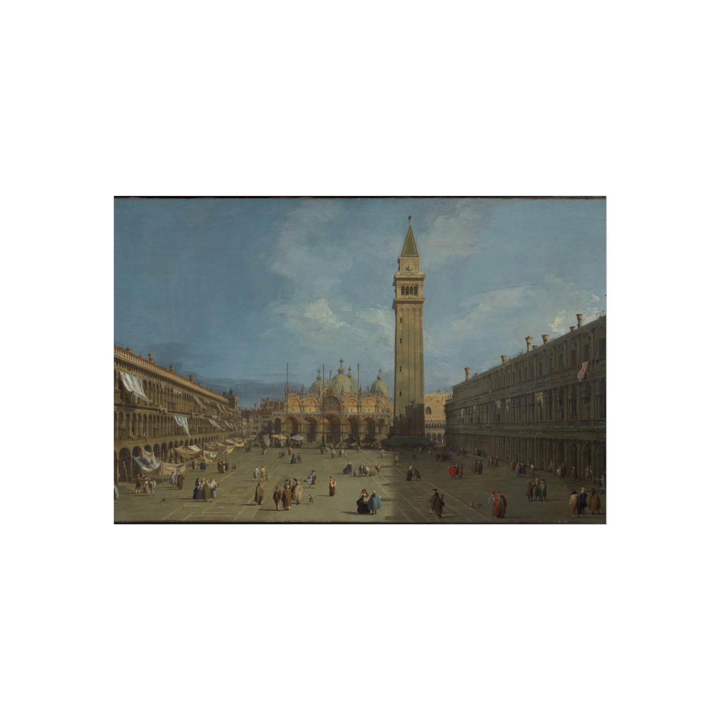 Giovanni Antonio Canal, il Canaletto - Piazza San Marco - WGA03883 | Fine Art Poster