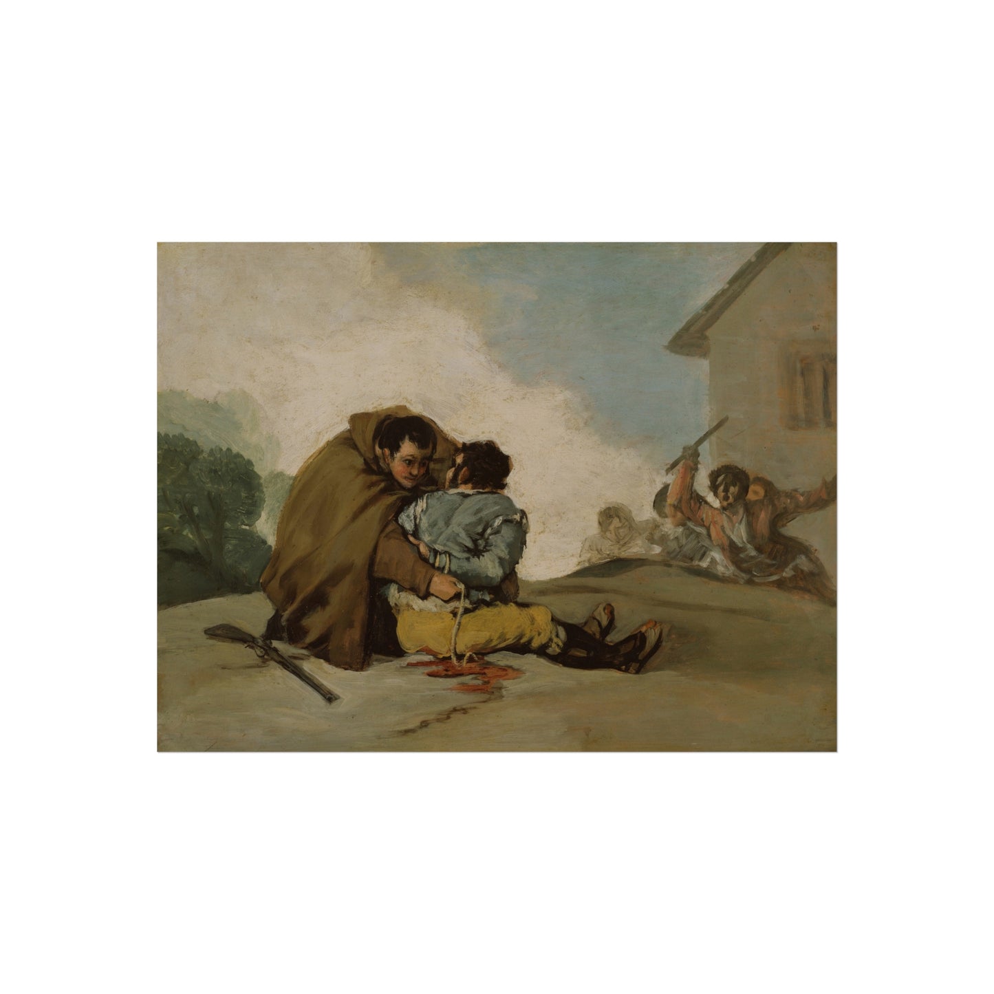 Francisco José de Goya y Lucientes - Friar Pedro Binds El Maragato with a Rope | Fine Art Poster