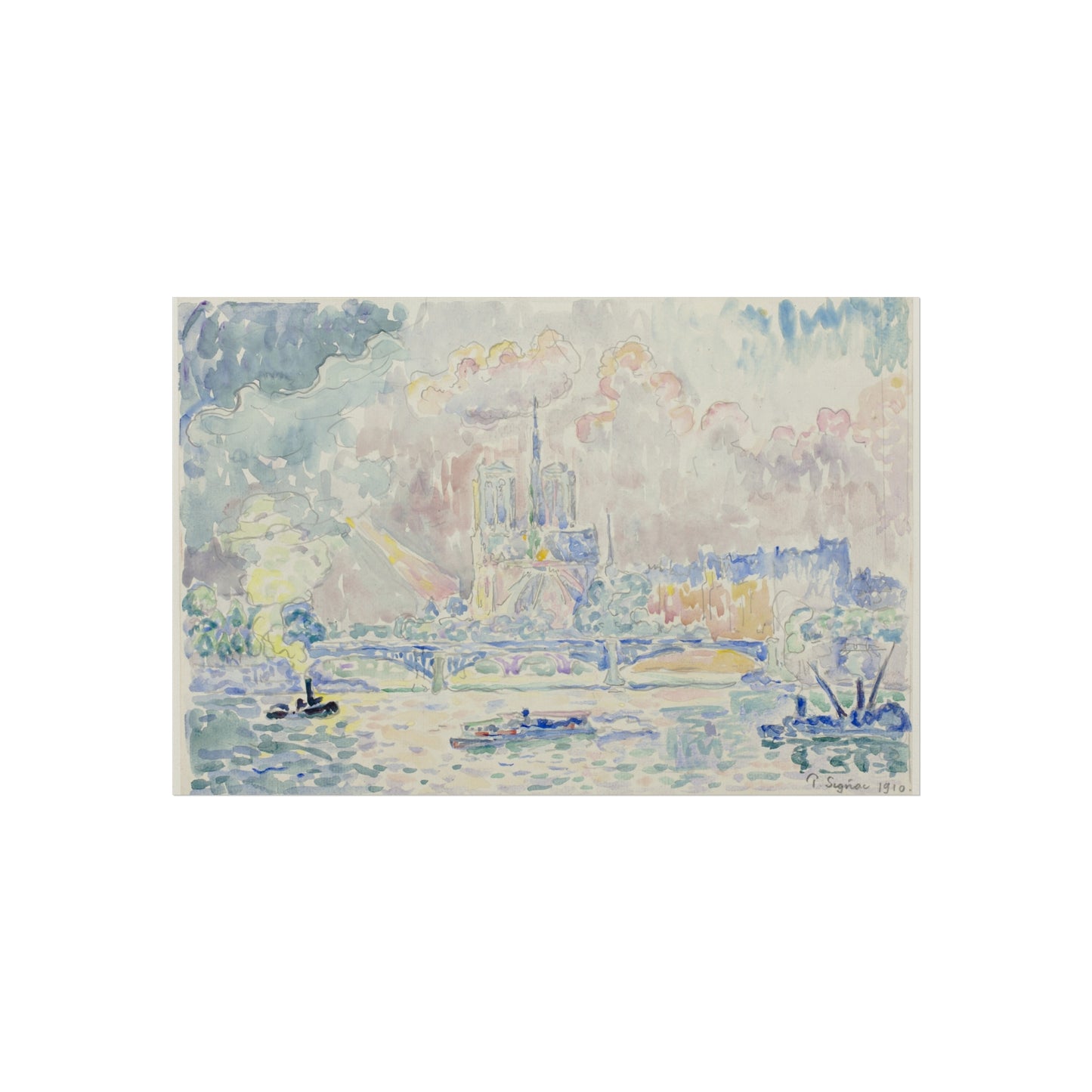 Paul Signac - Notre Dame | Fine Art Poster