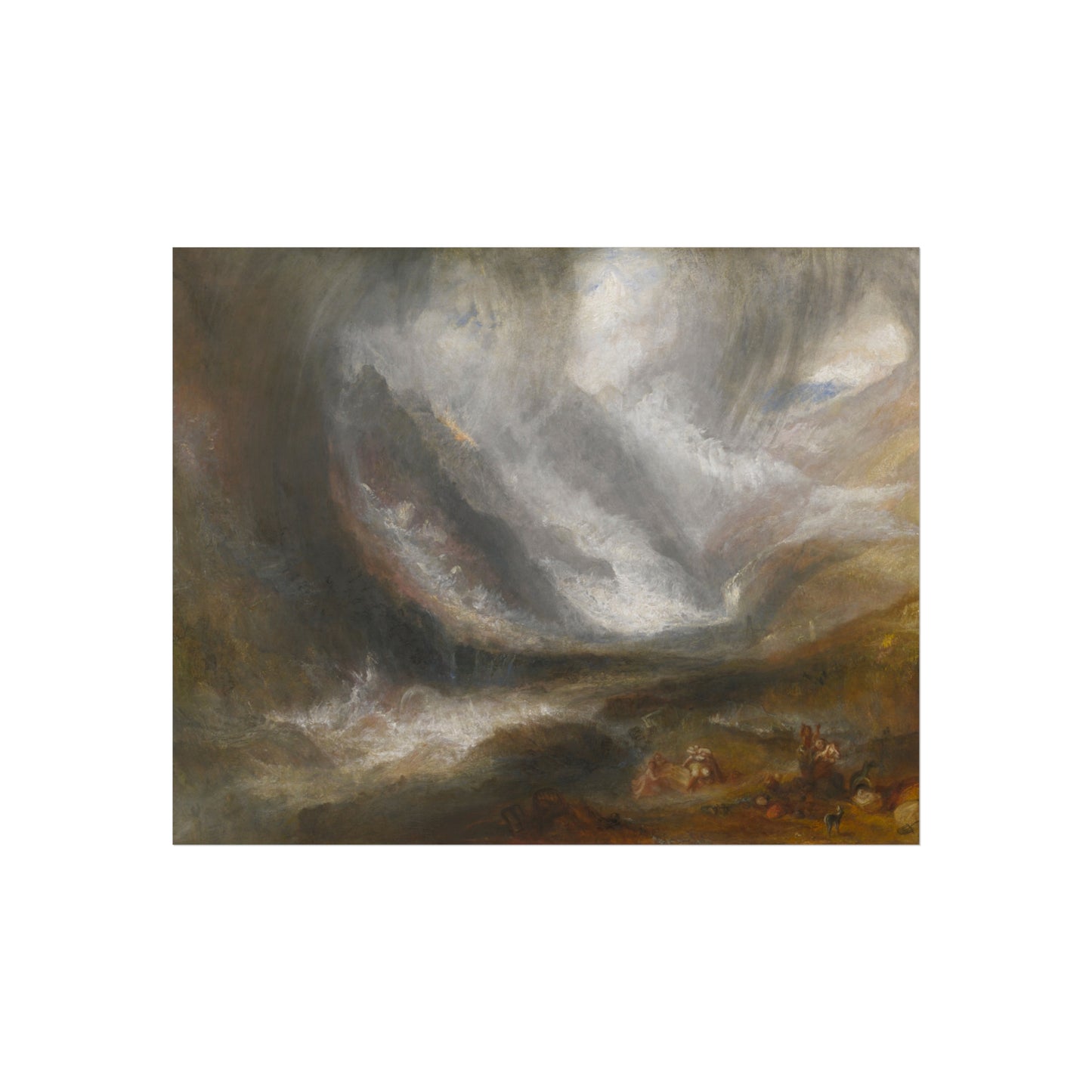 Joseph Mallord William Turner - Valley of Aosta Snowstorm, Avalanche, and Thunderstorm | Fine Art Poster