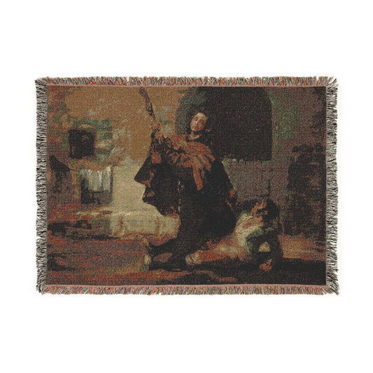 Friar Pedro Clubs El Maragato — Goya Tapestry Blanket