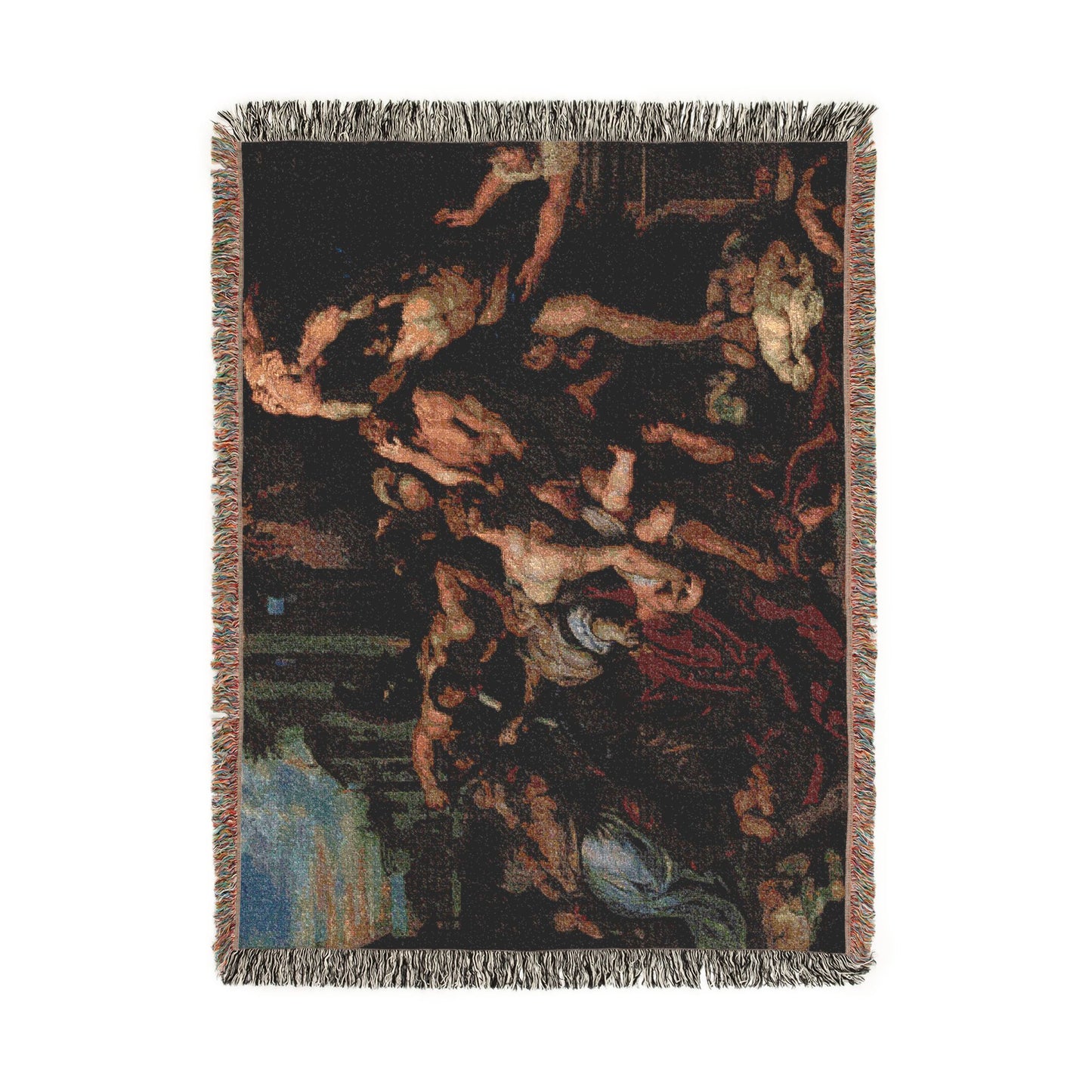 Peter Paul Rubens Massacre of the Innocents | Woven Tapestry Blanket