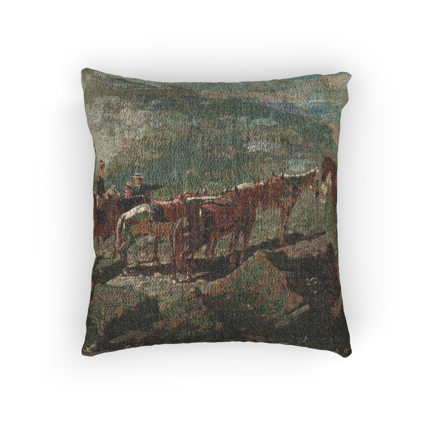 Winslow Homer - Mount Washington | Woven Pillow