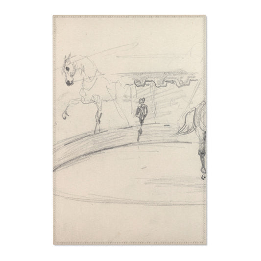 Sketchbook, 1880 — Toulouse-Lautrec Area Rug