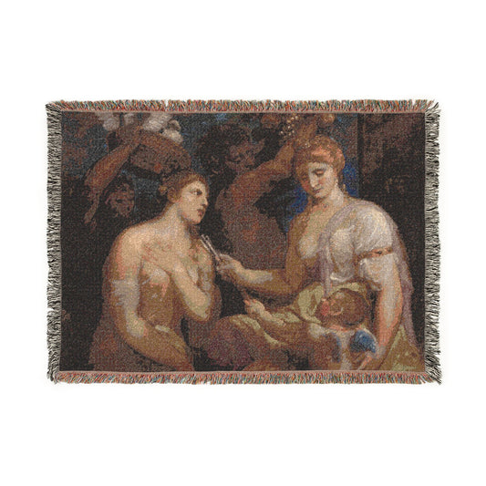 Allegory of Venus (imitator of Titian) Tapestry Blanket