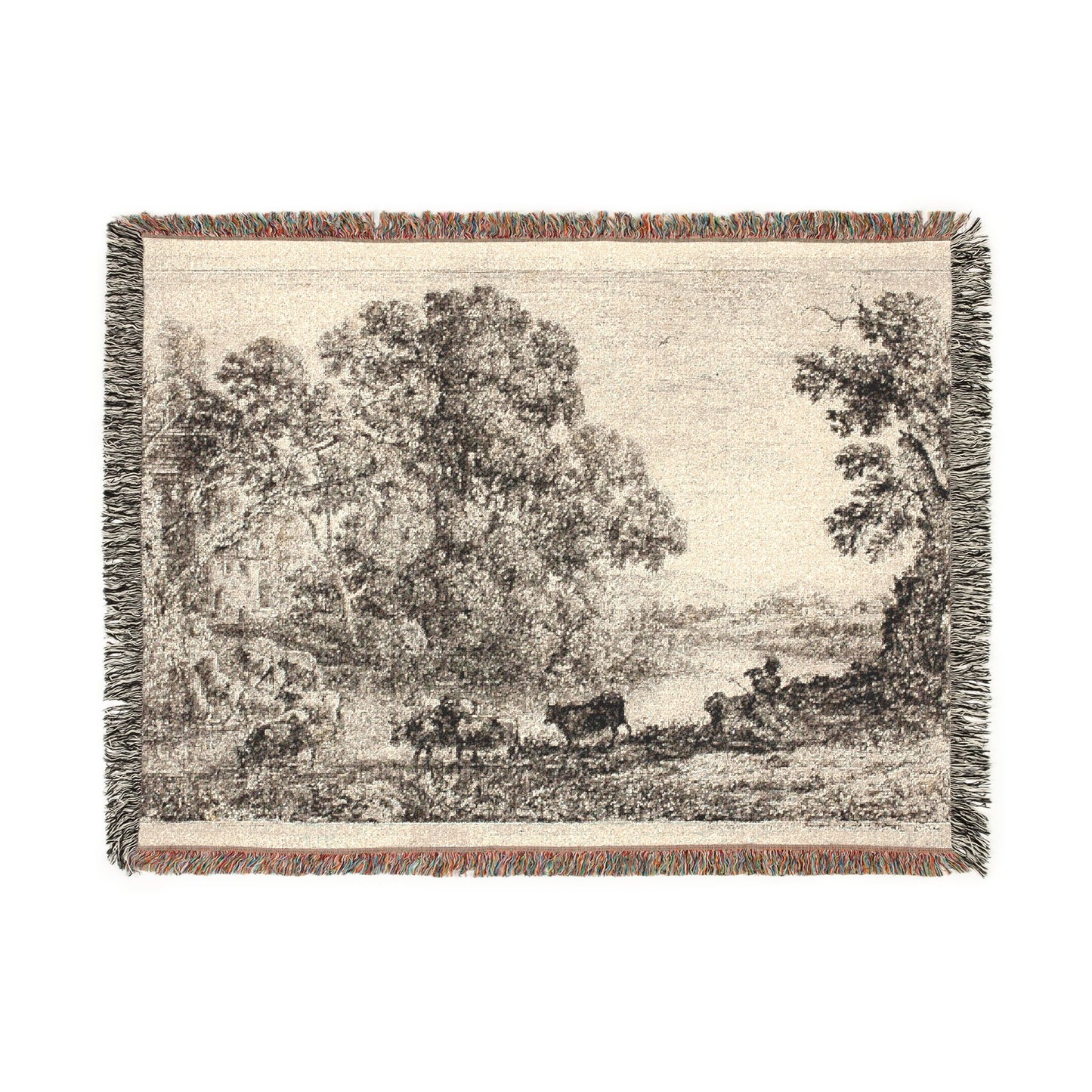 Claude Lorrain - The Cowherd | Woven Tapestry Blanket