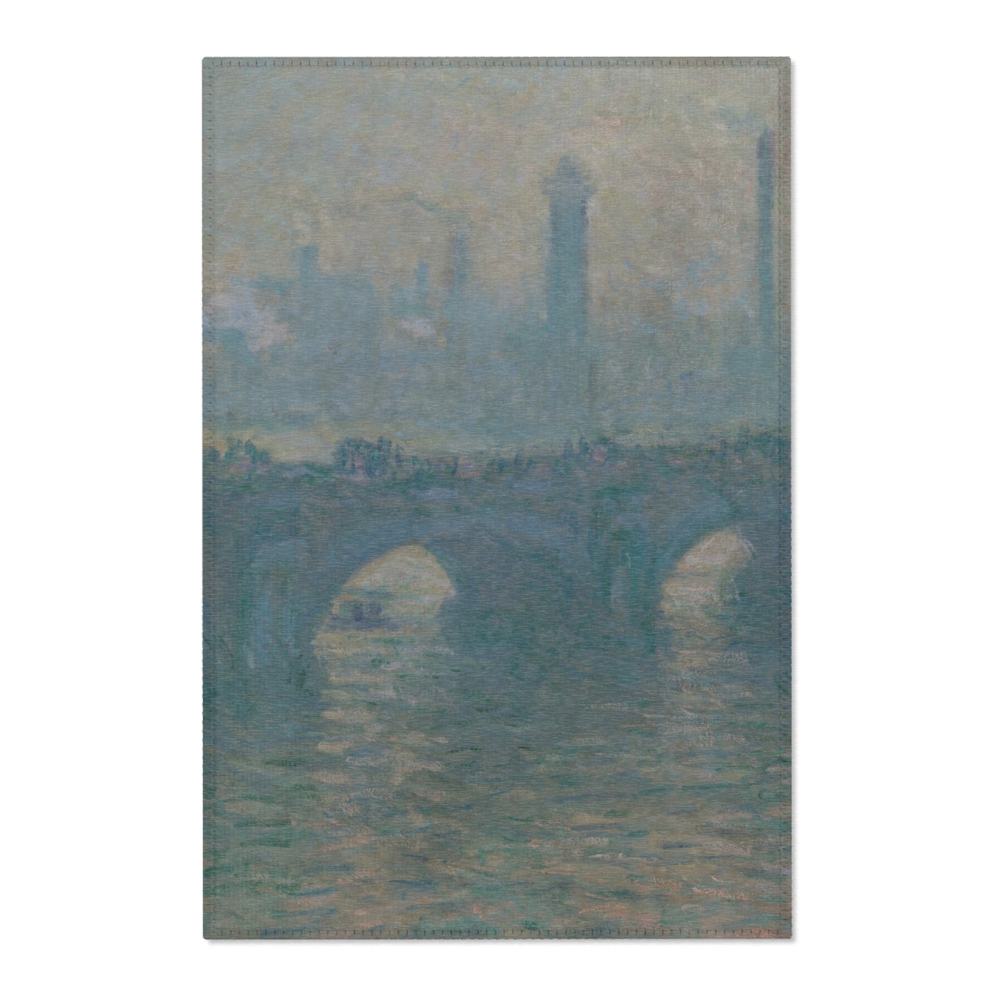 Claude Monet - Waterloo Bridge, Gray Weather | Area Rug