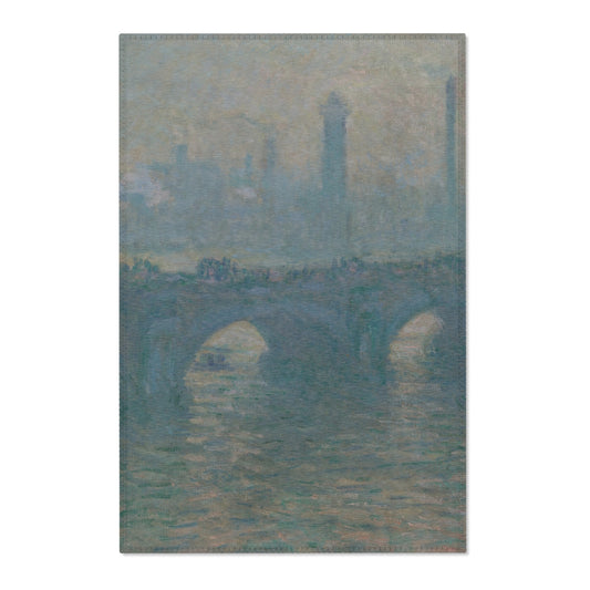 Waterloo Bridge, Gray Weather — Monet Area Rug