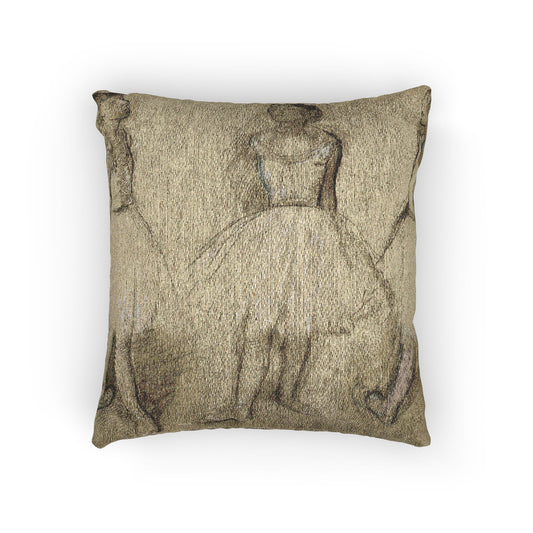 Three Studies of a Dancer in Fourth Position — Degas Pillow
