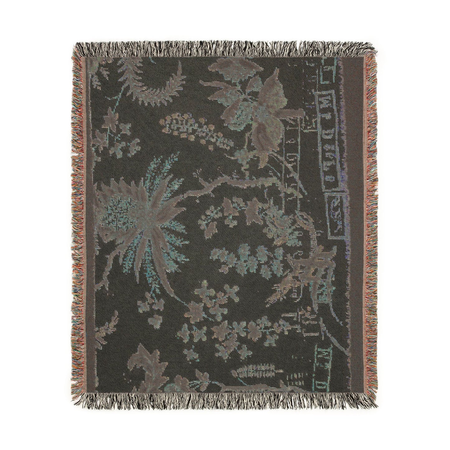 006_chef-de-piece-furnishing-fabric | Woven Tapestry Blanket