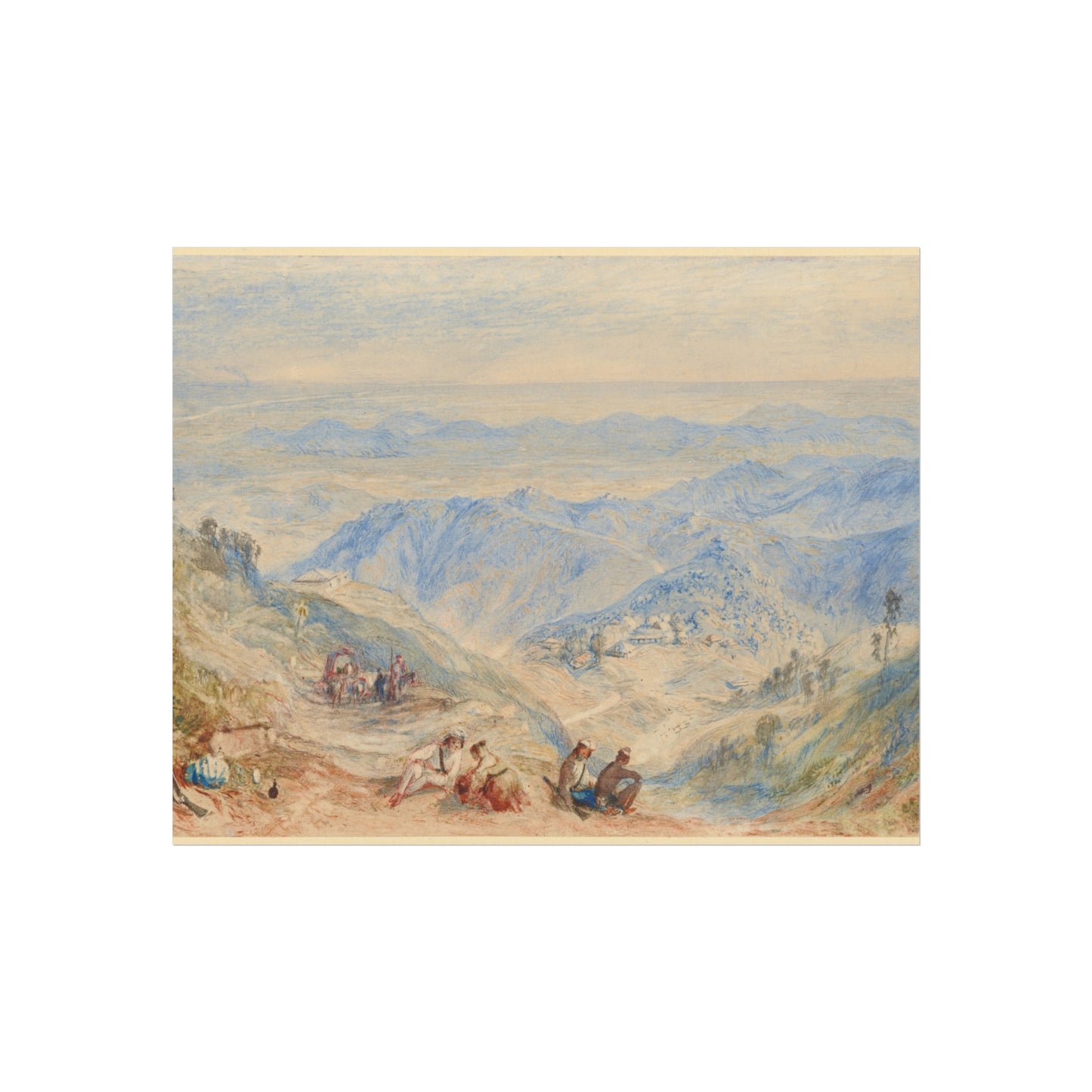 Joseph Mallord William Turner - Mussooree and the Dhoon from Landour | Fine Art Poster