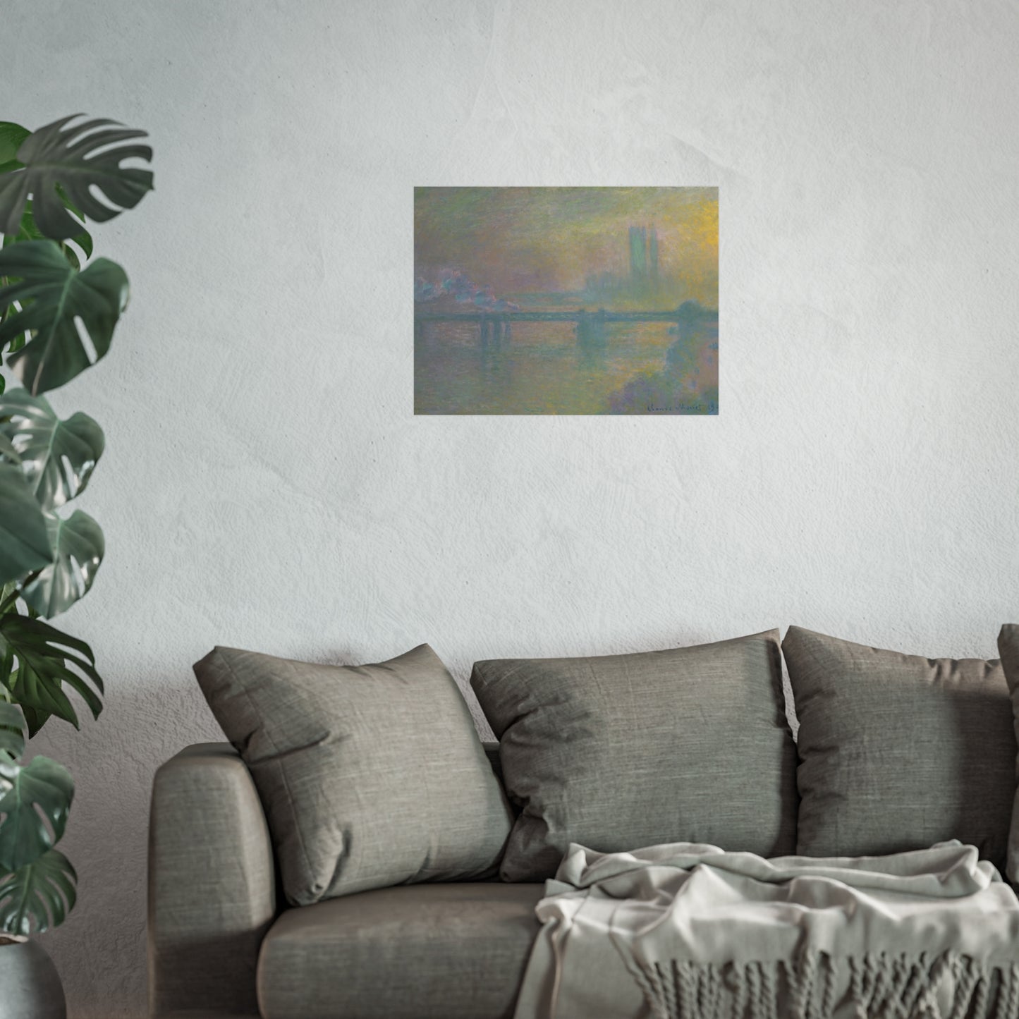 Claude Monet - Charing Cross Bridge, London | Fine Art Poster